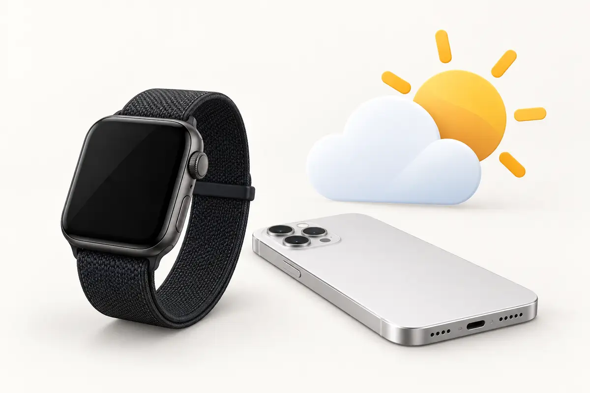 Weather widgets for iPhone, Mac and Apple Watch